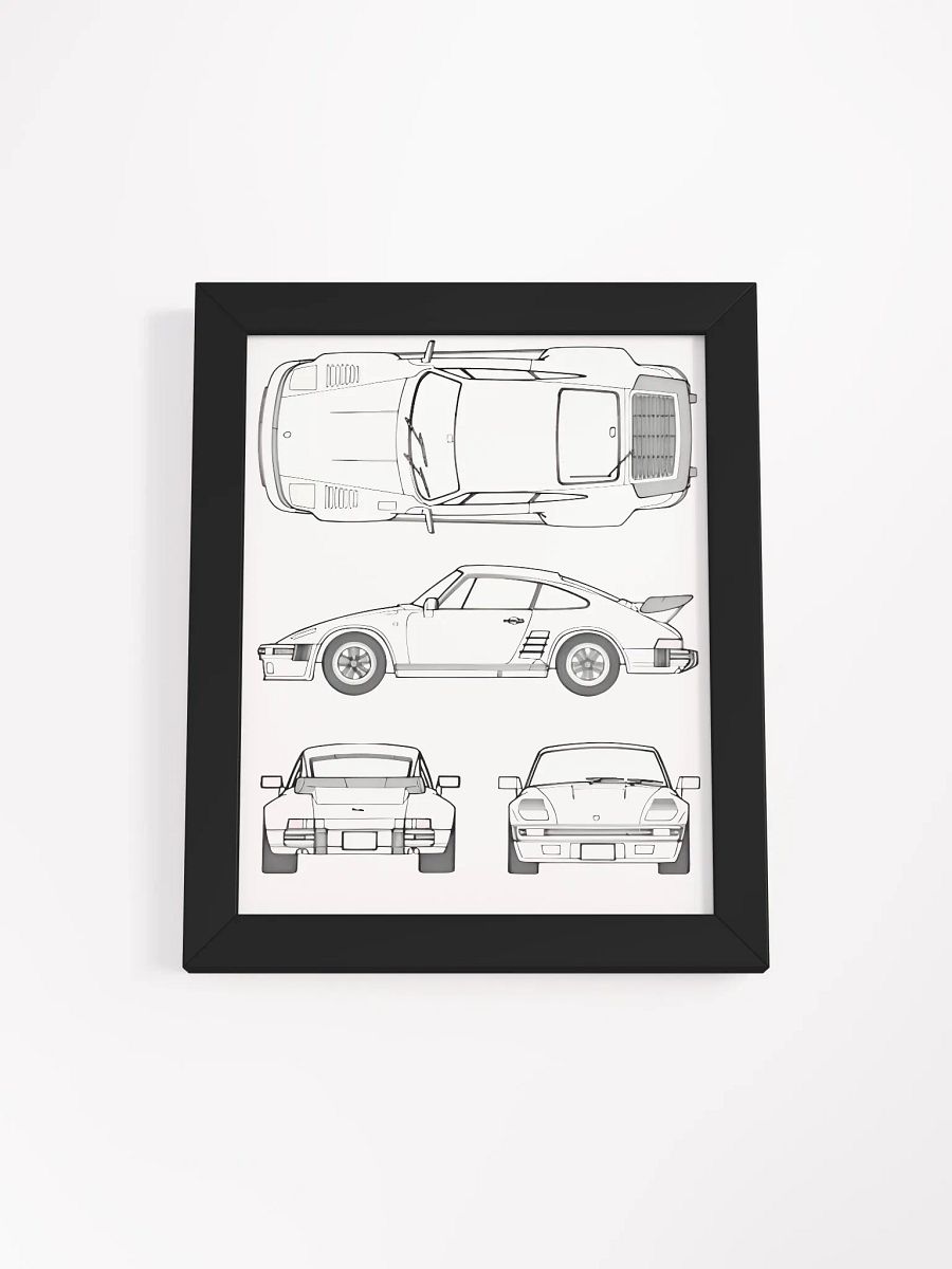 Framed Sports Car Poster product image (1)