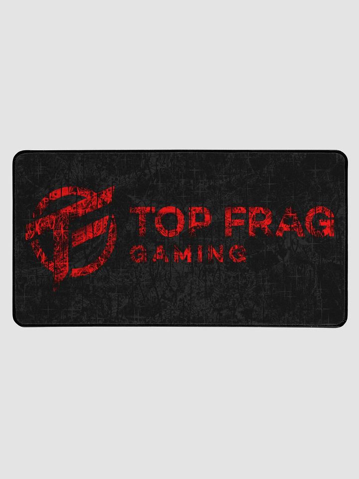 TopFrag™ Red Blended Logo Desk Mat 15.5" x 31.5" product image (1)