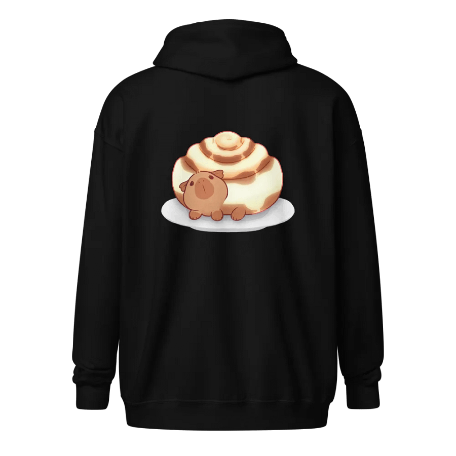 Capybara Cinn Roll Zip-Up Hoodie product image (1)