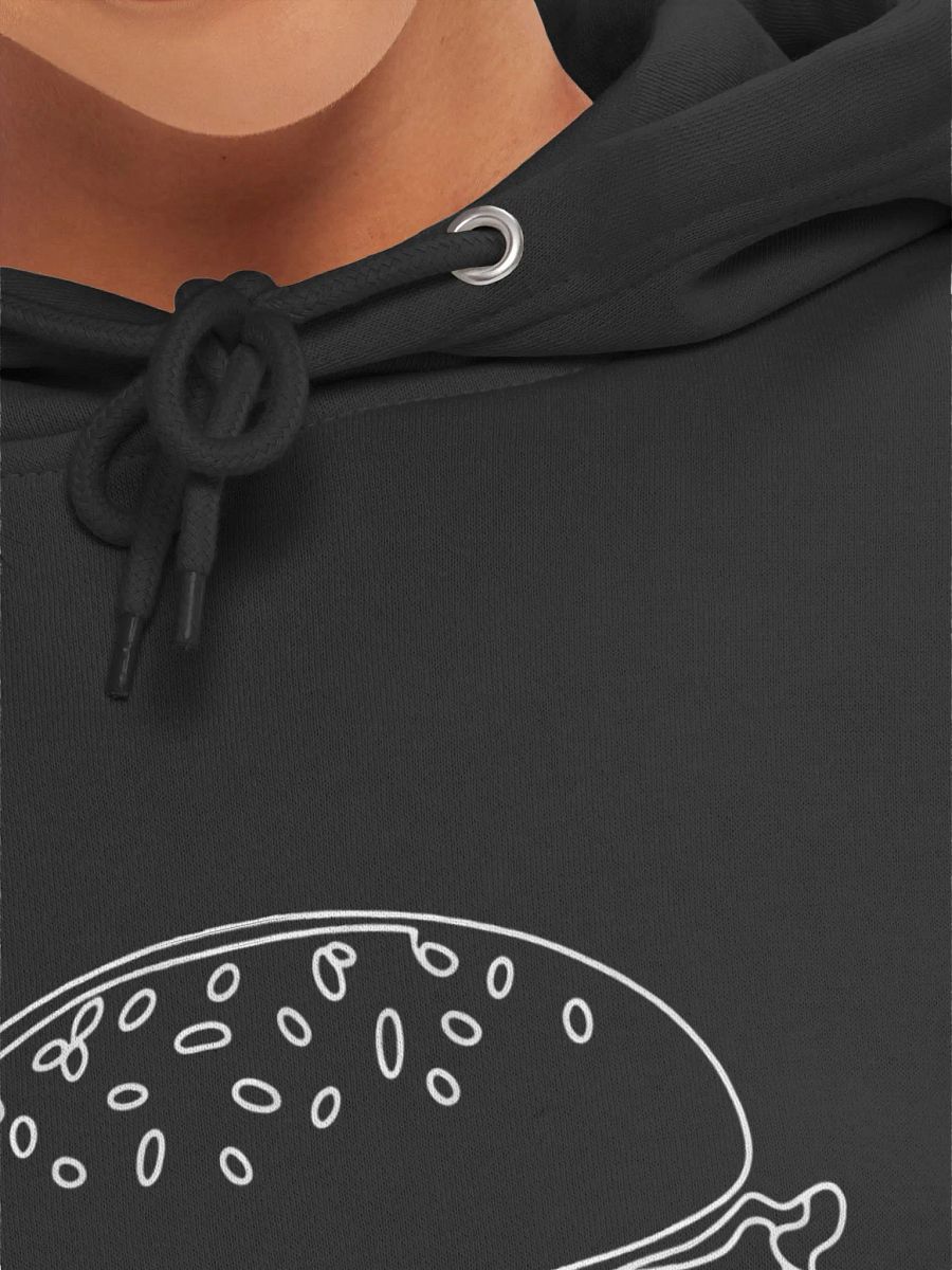 Minimalist Line Art Hamburger Sketch Hoodie product image (33)