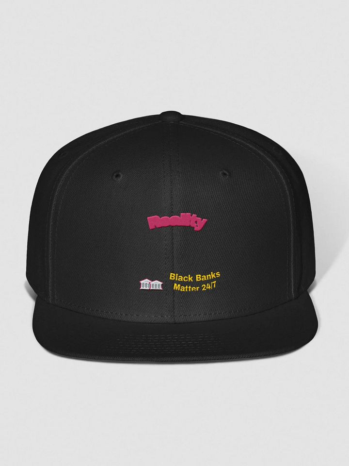 Wool Blend Snapback: Black Banks Matter 24/7 Edition product image (1)