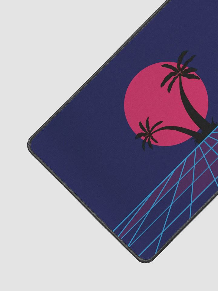 Retro Synthwave Desk Mat product image (2)