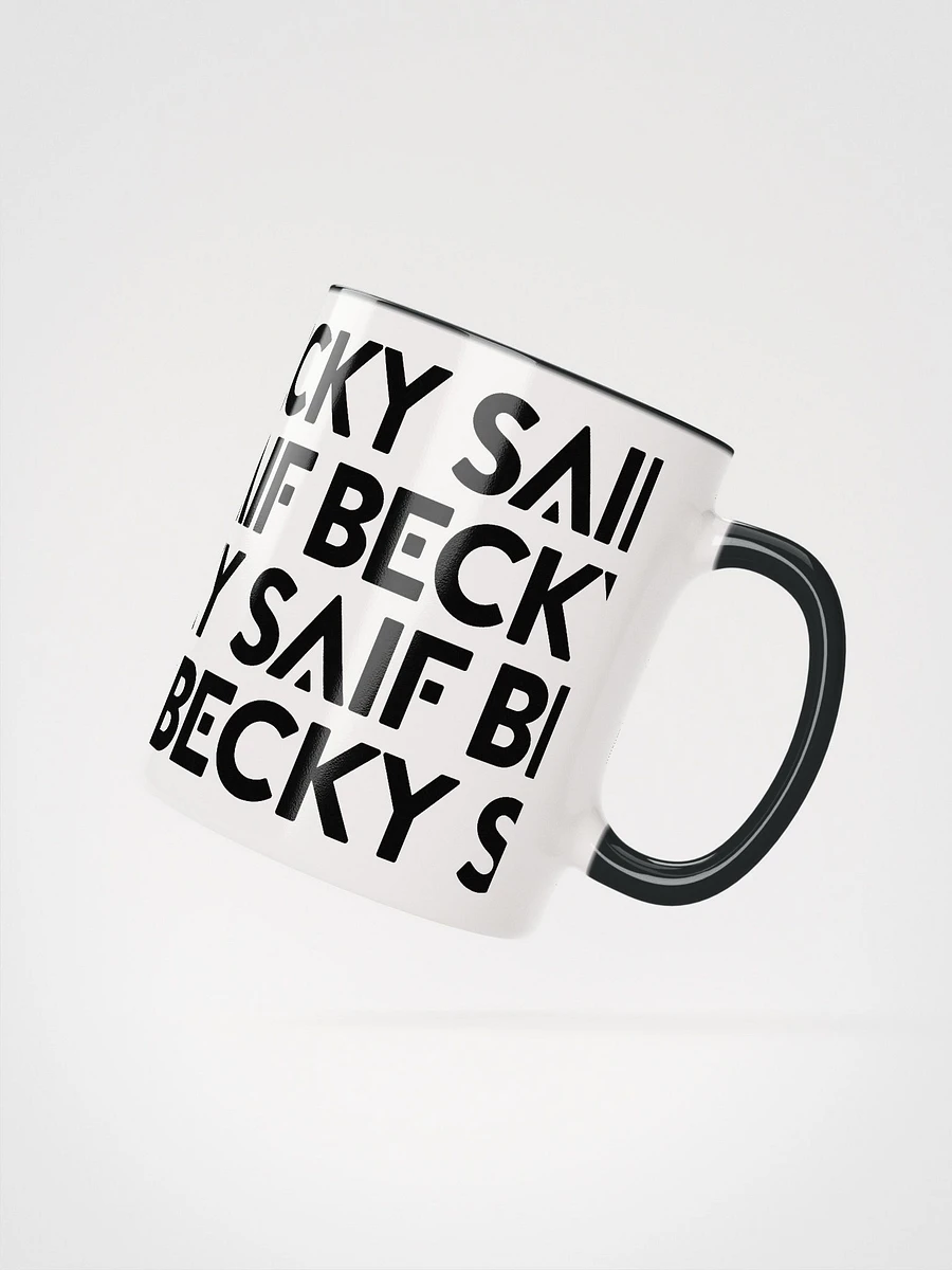 Becky Saif Mug Black / Red product image (4)