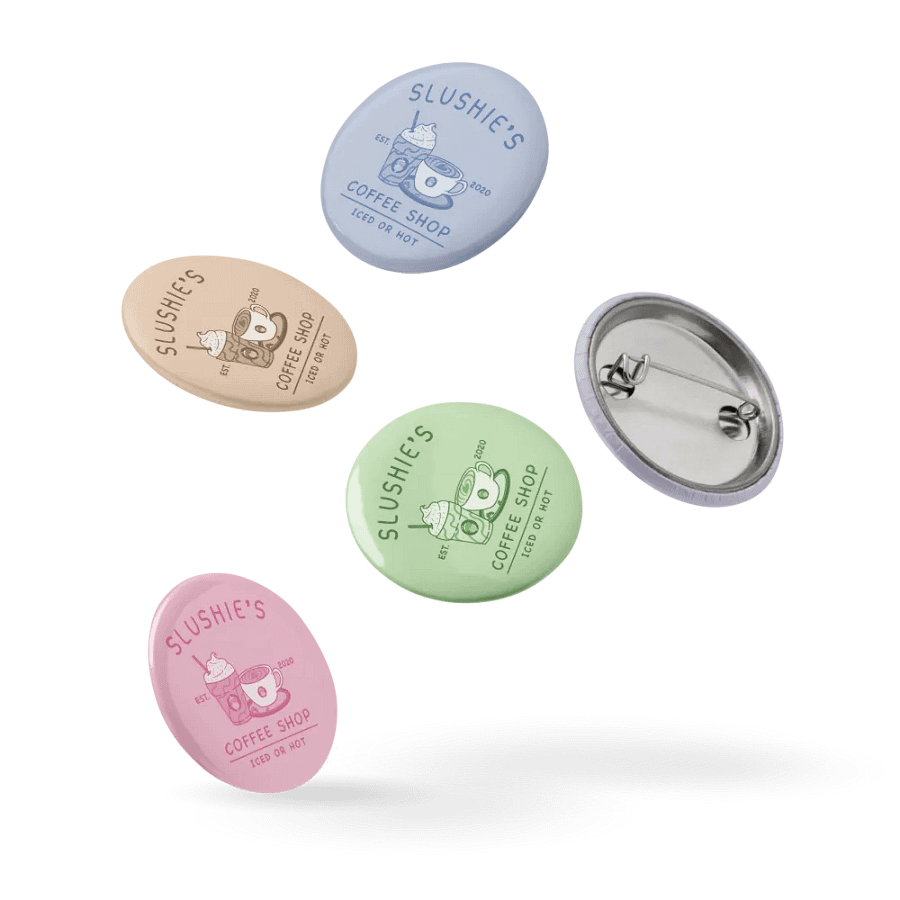 Slushie's Coffee Shop | Pins (Colored) product image (14)