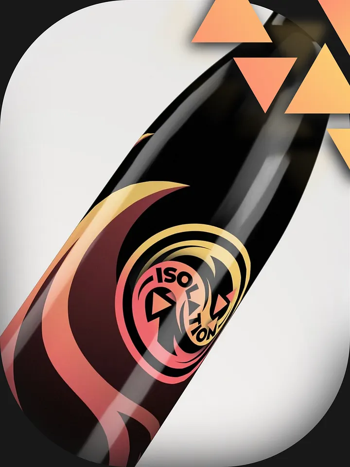 ISOL▲TION — 2024 LOGO — STAINLESS STEEL BOTTLE product image (1)