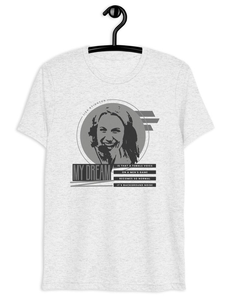 Background Noise Tee – White Fleck Triblend product image (2)