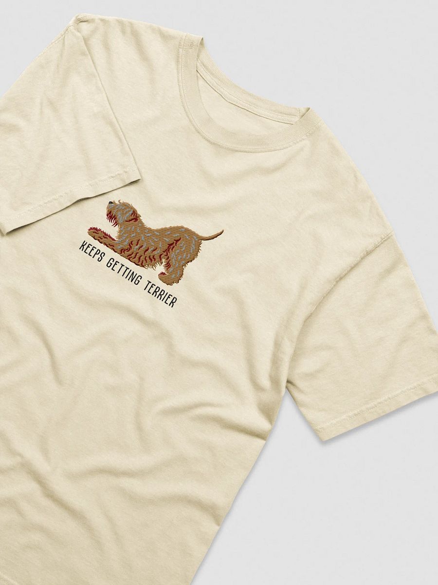 Keeps Getting Terrier T-Shirt(Embroidered) of a Wheaten Terrier product image (35)