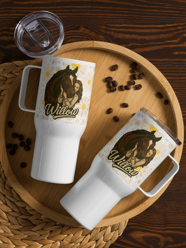 YOUR BEST FRIEND! / TRAVEL MUG WITH A HANDLE product image (2)