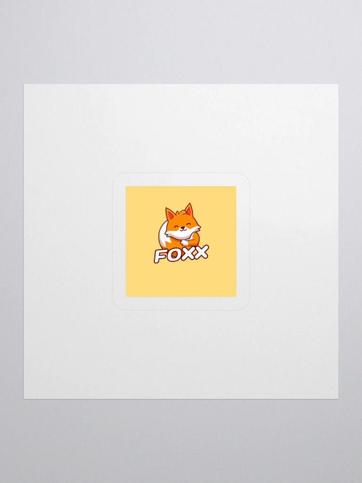 Happy Fox Kiss Cut Stickers product image (2)