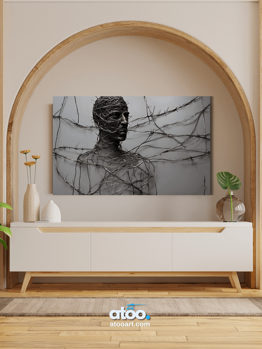 Be Free to Yourself Collection | Standing Tall | Canvas Painting product image (4)
