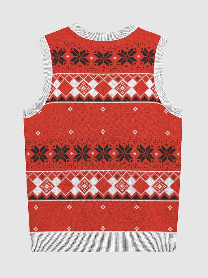 Banjos For Veterans (B4V) Logo Holiday Knitted V-Neck Vest product image (8)