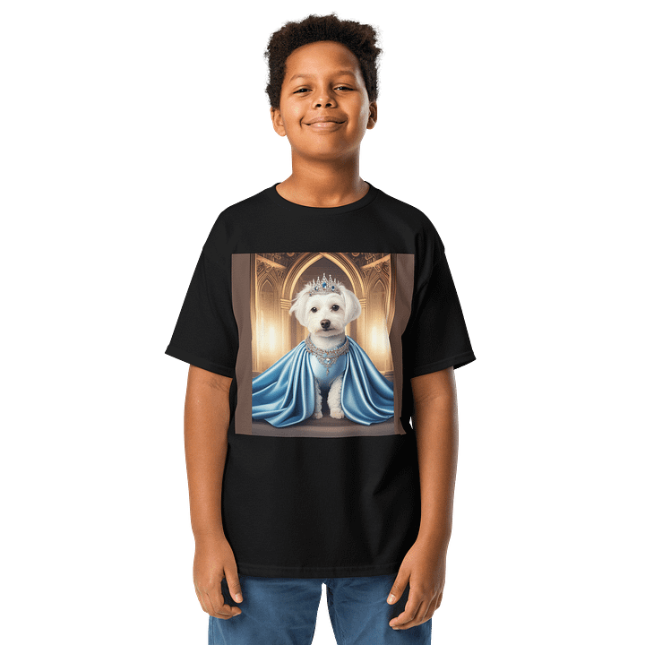 Regal Pup in Blue – Royal Dog Portrait product image (1)
