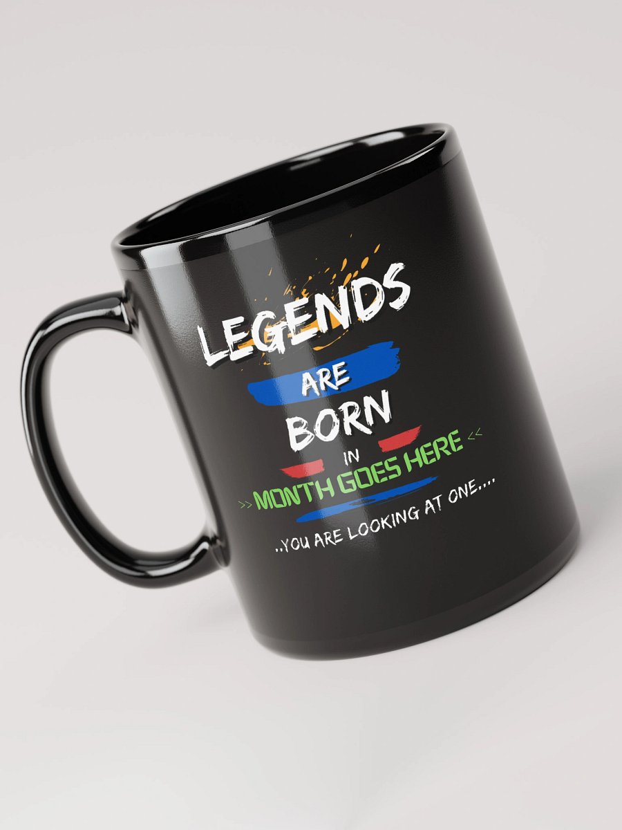 Customizable Legends Black Mug product image (6)