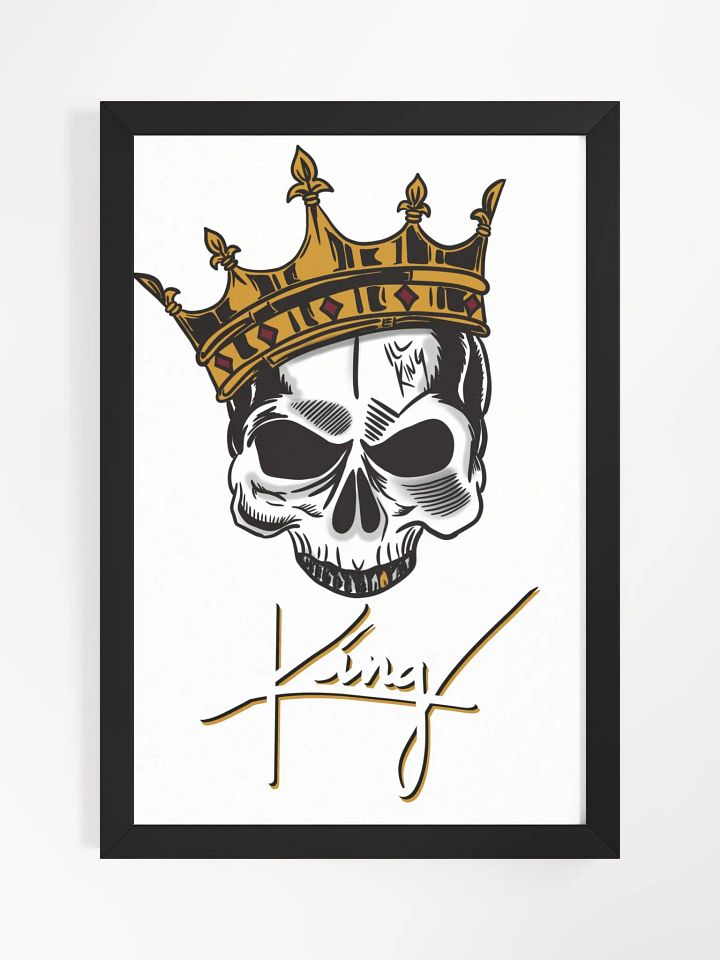 Framed King Poster (White) product image (1)