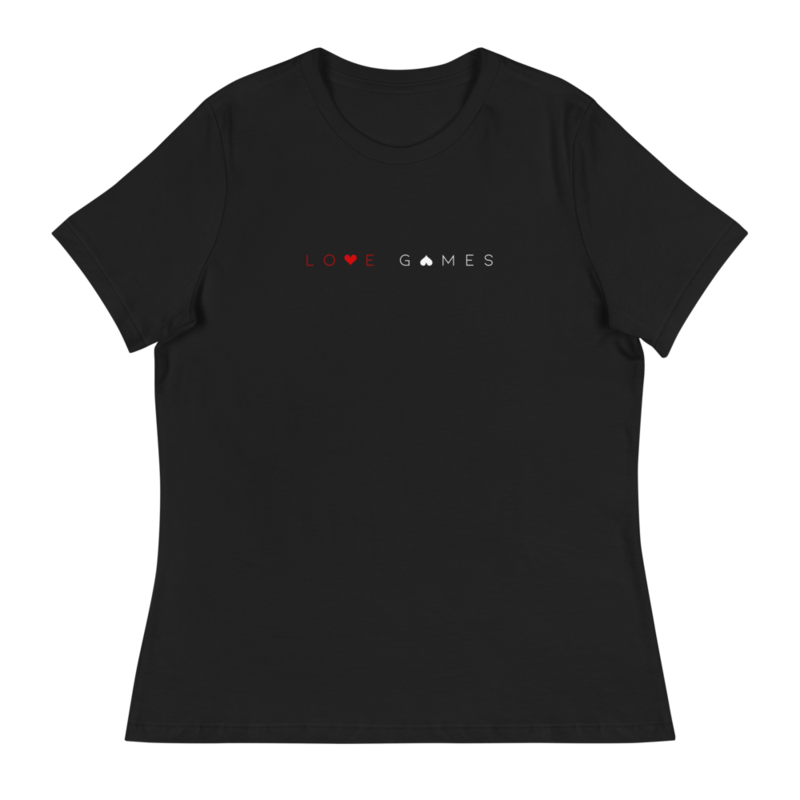 Love Games Women's Tee - Black product image (1)