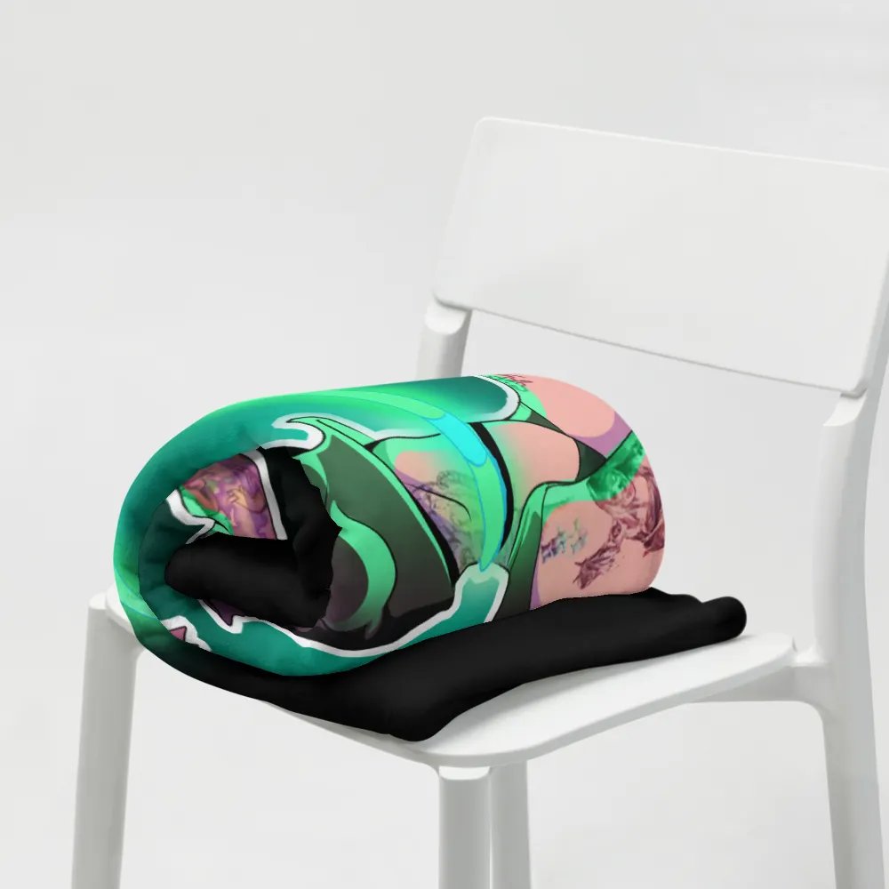 Hoop Ninja Throw Blanket product image (19)