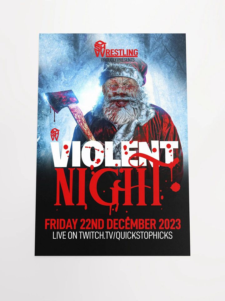 QSHW VIOLENT NIGHT COMMEMORATIVE POSTER product image (1)