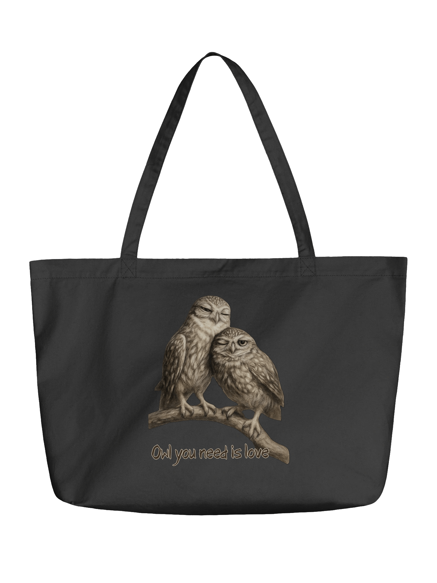 Eco-friendly totebag: Owl Love product image (1)
