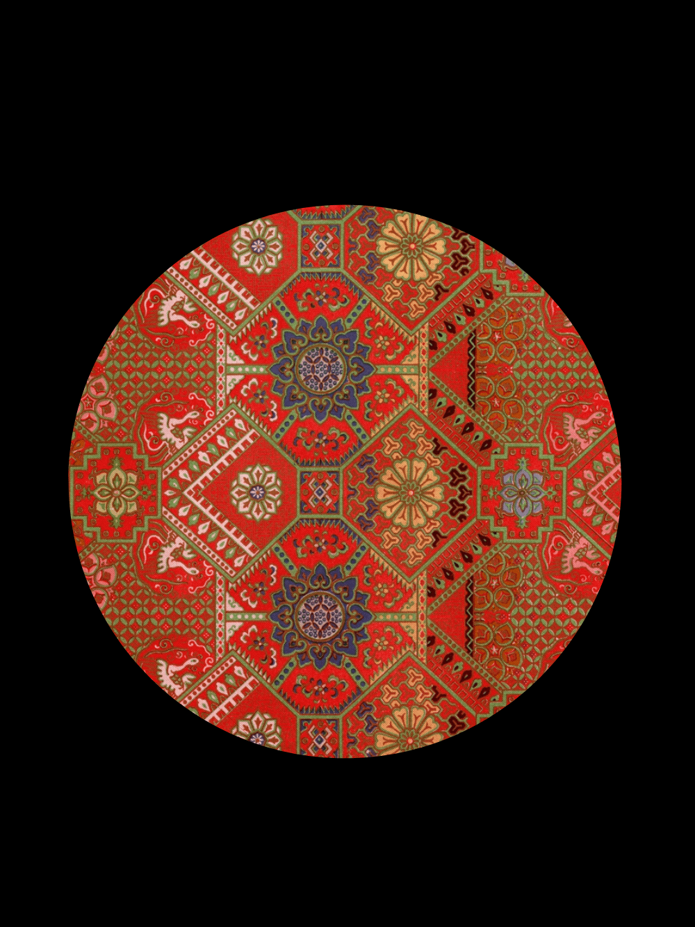 Vibrant Geometric Harmony Soy Wax Candle product image (1)
