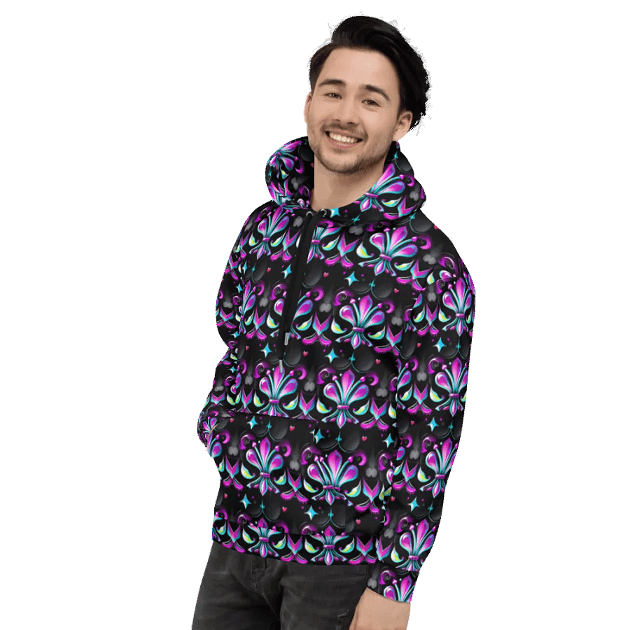 Mardi Gra All Over Print Hoodie` product image (8)