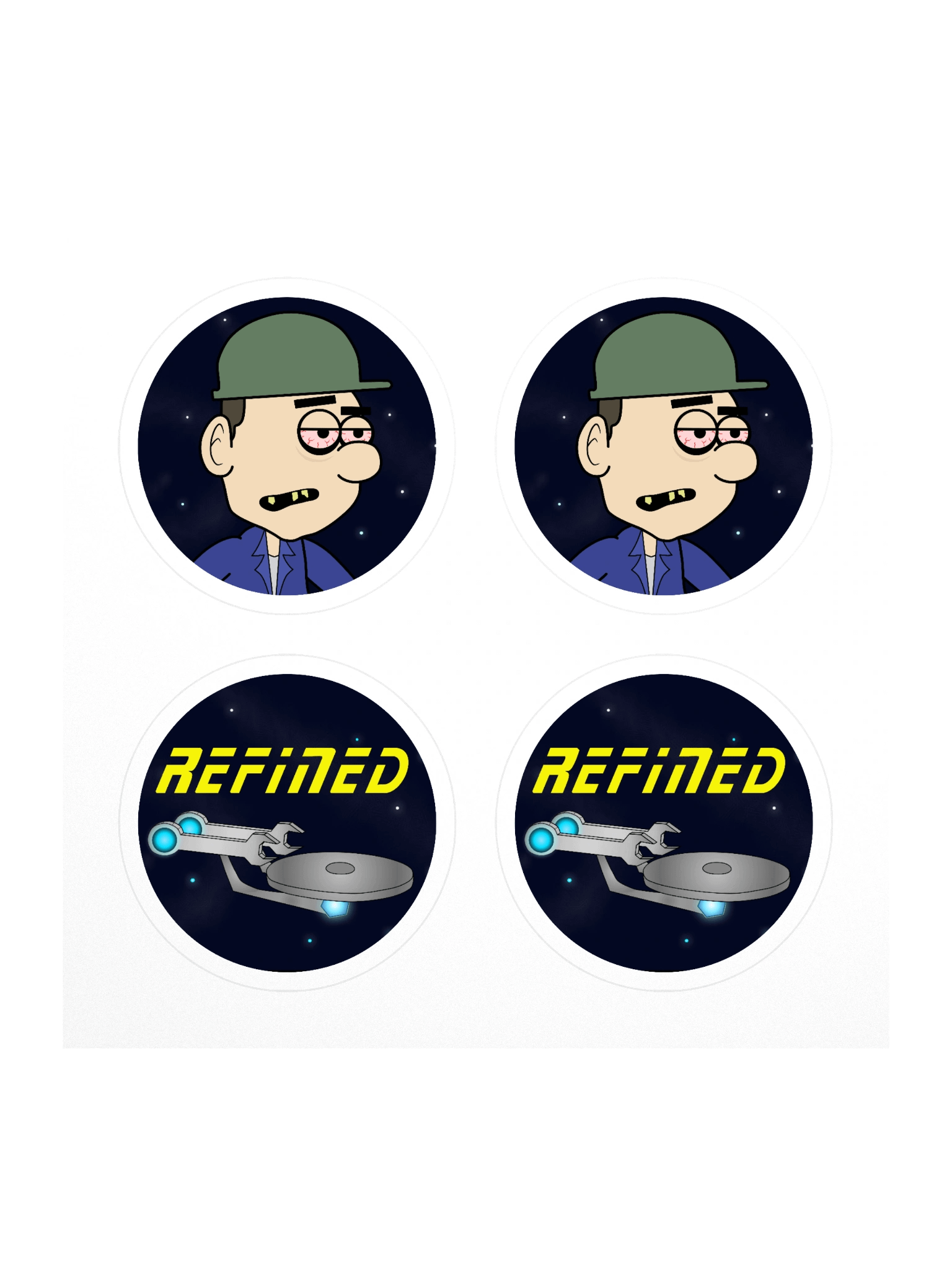 Lonny in Space Stickers product image (1)