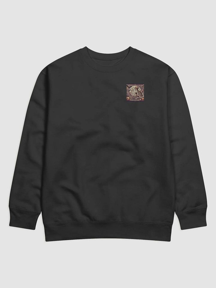 Art Nouveau Skeleton Long Sleeve Shirt - Gothic Elegance with a Haunting Twist product image (1)