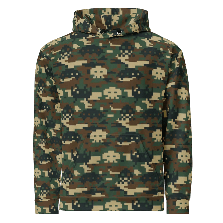 Space Invaders Camo Unisex Hoodie (Primal) product image (1)