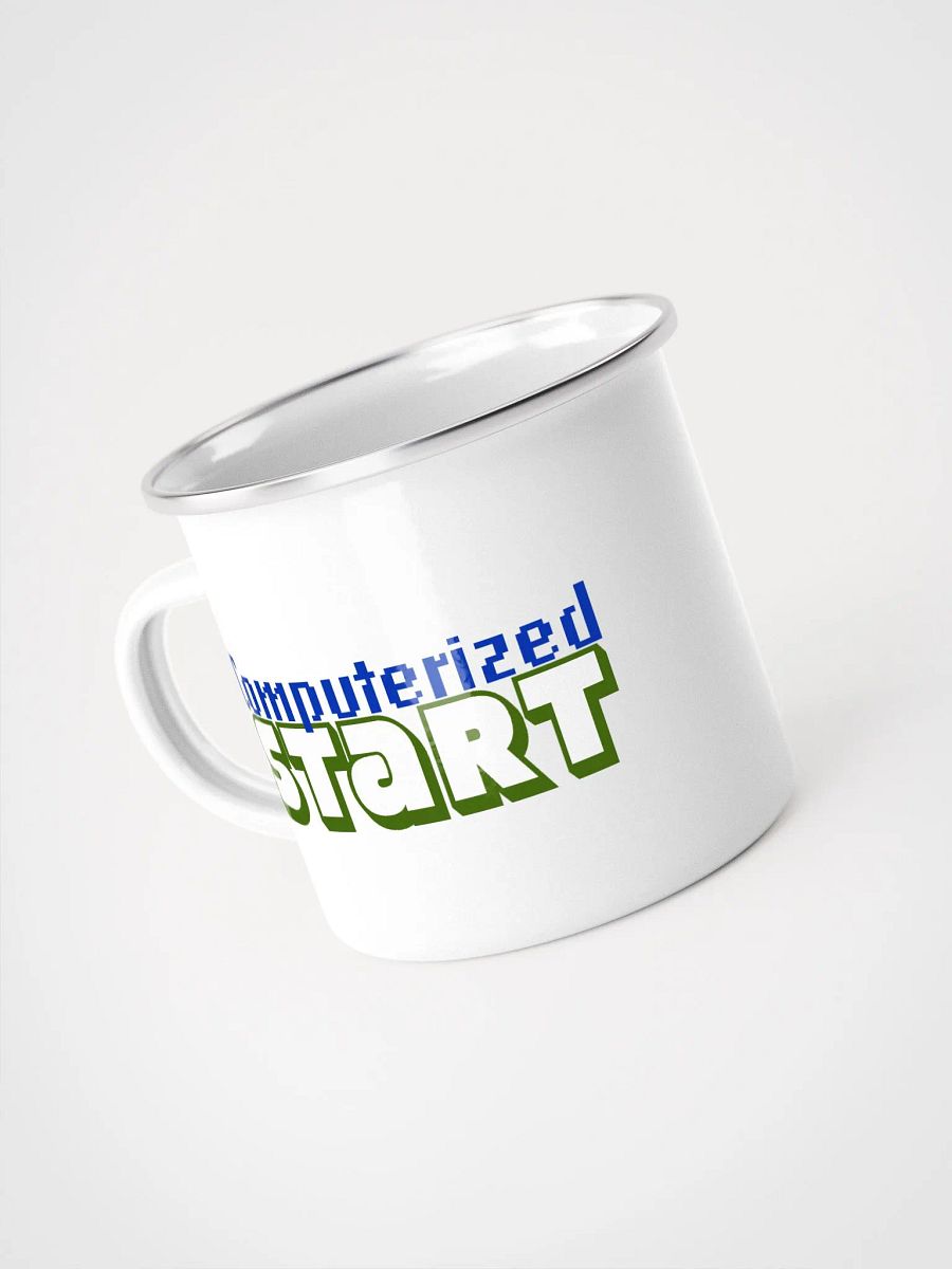 Computerized Start™ Enamel Mug product image (4)