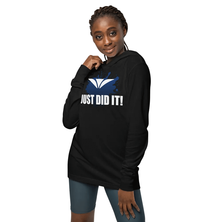 JUST DID IT Hooded Long Sleeve Tee product image (10)