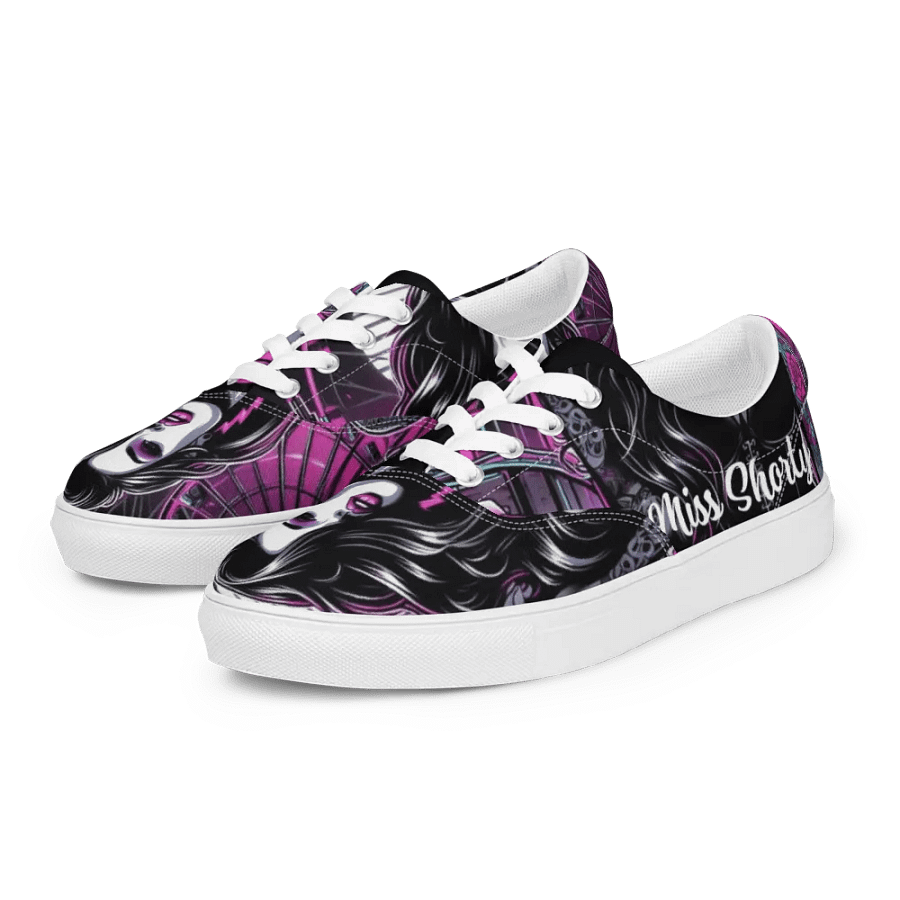 Bold and Mysterious Miss Shorty Canvas Sneakers! product image (2)