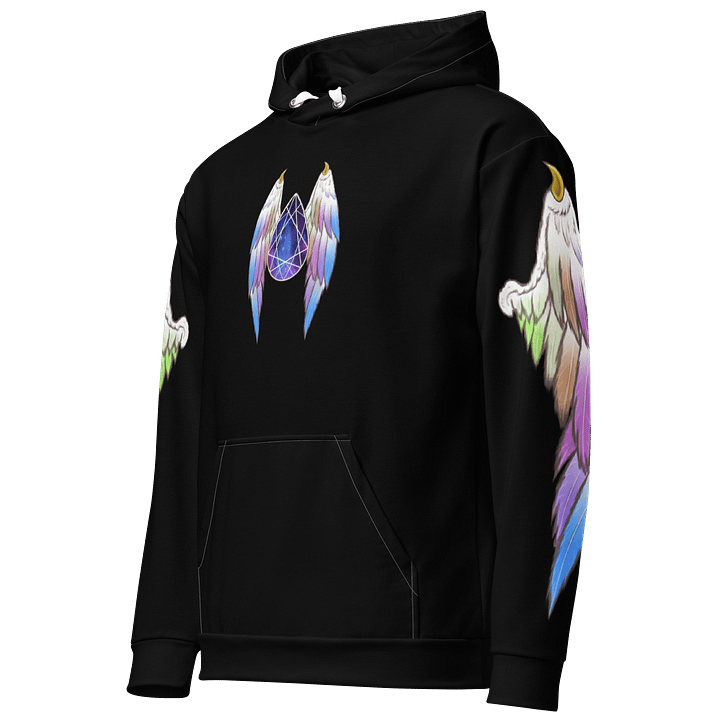 Rainbow Pride Angel Hoodie - Positions B product image (1)