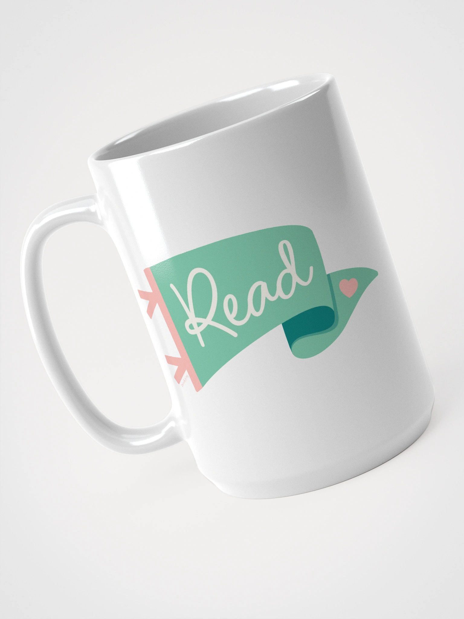 Go Team...Read! Mint Pennant Mug product image (3)