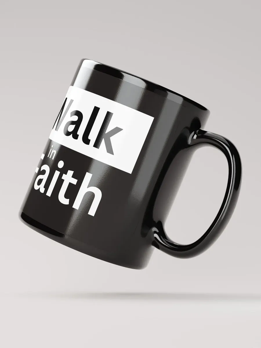 Black Mug: Walk in Faith with Jesus product image (2)