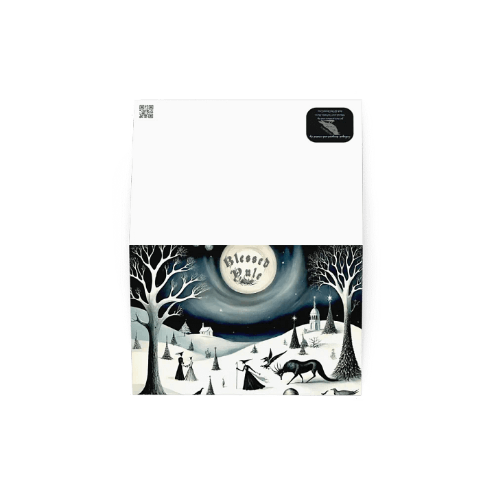Blessed Yule, Winter Holiday Cards product image (2)