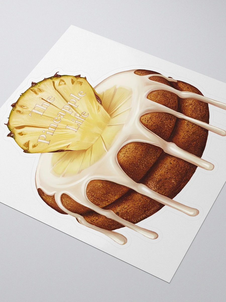 The Pineapple Life Messy Dessert Vinyl Sticker product image (9)