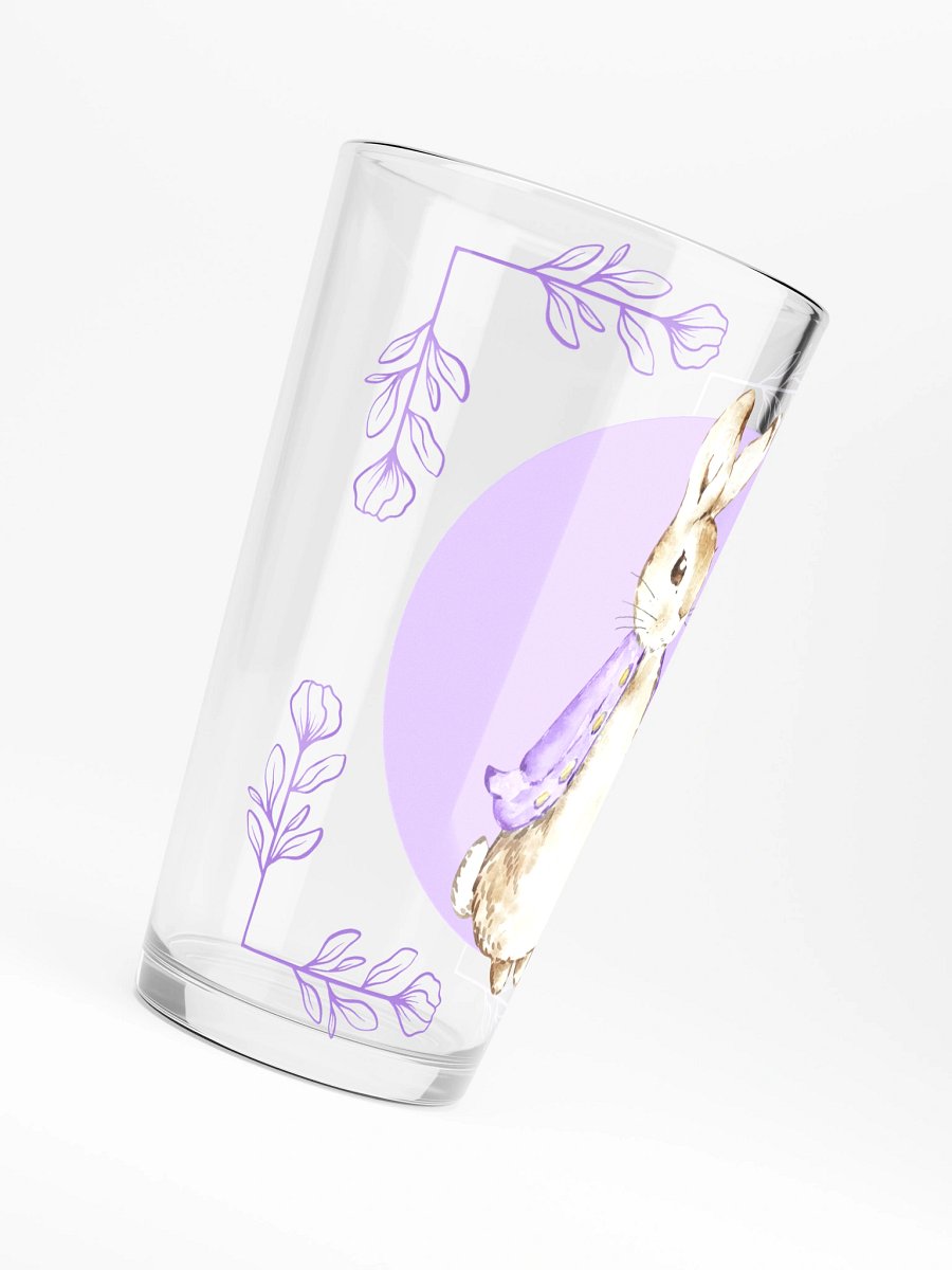 Purple Rabbit Watercolor Shaker Pint Glass product image (6)
