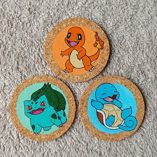 Here are some coasters I made!
Thinking of making a bunch and selling them ^^
Which characters would you like to see?
~
#hand...