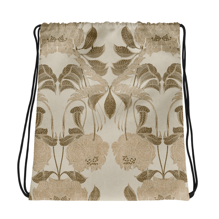 Art Nouveau Design. Drawstring Backpack product image (1)