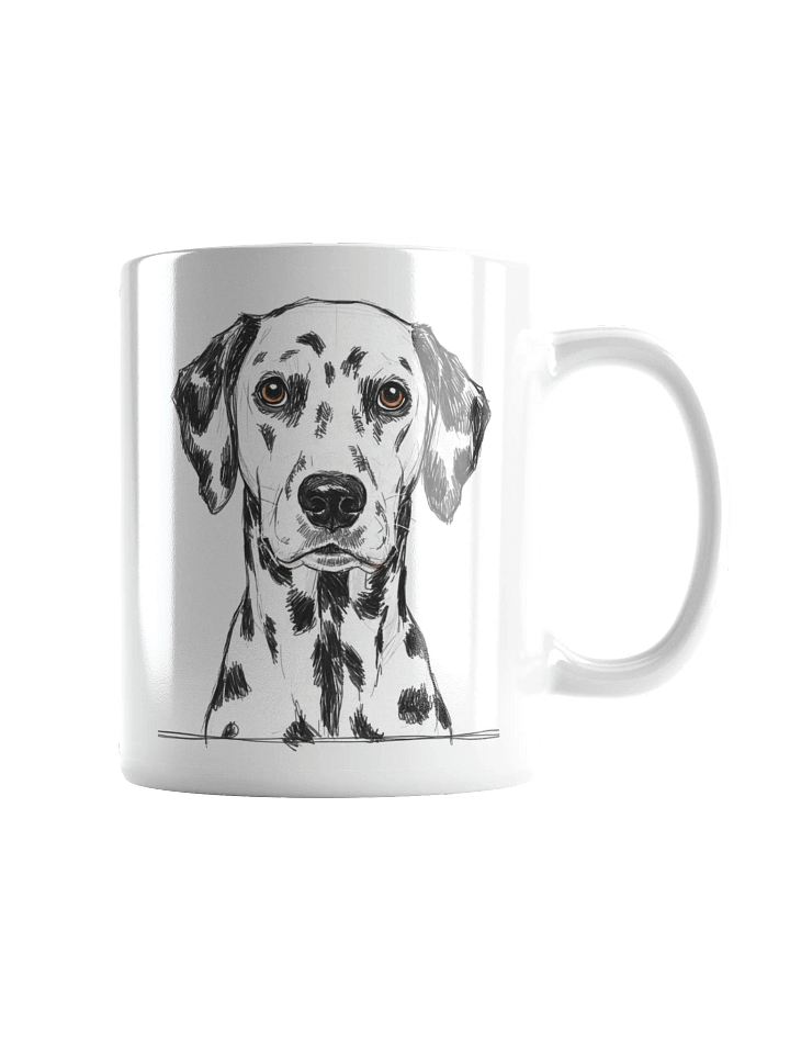 Dalmatian Sketch-y Art Chic Small Ceramic Mug product image (2)