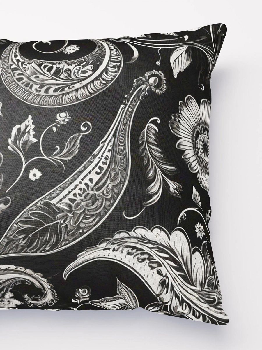 Black & White Seamless Pattern Pillow product image (3)