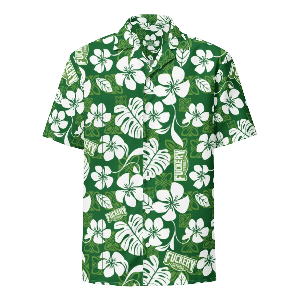 Fuckery Offroad Hawaiian Shirt - Green product image (1)