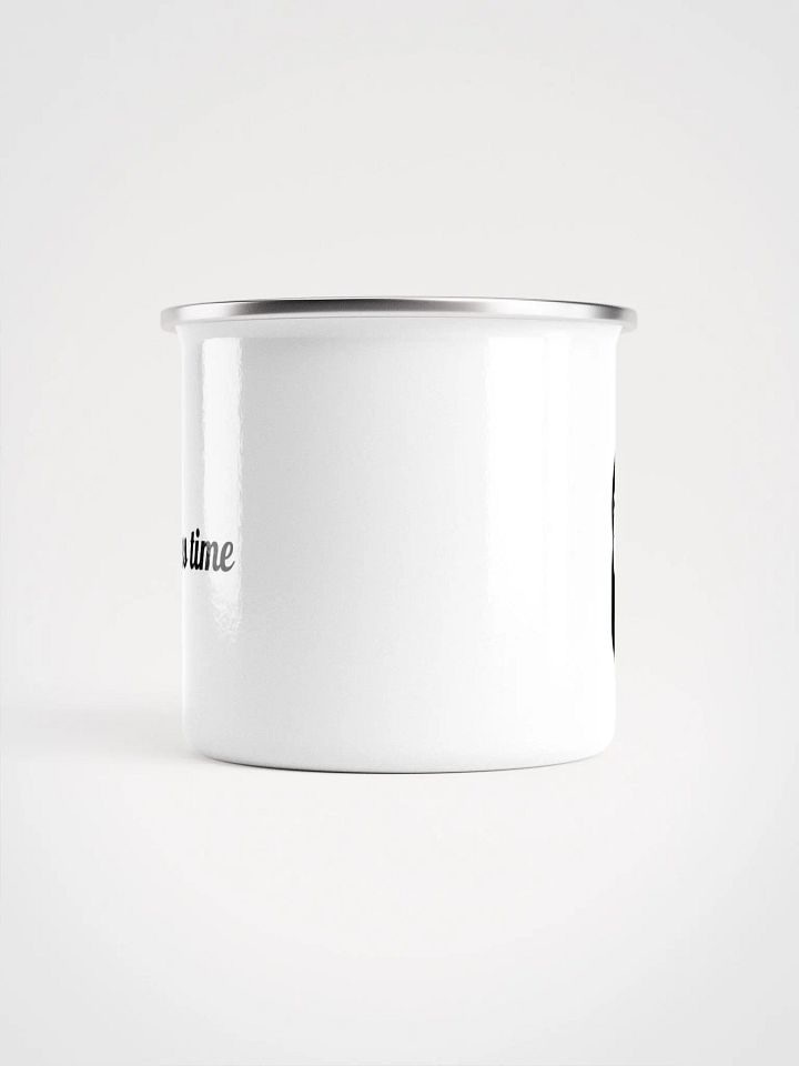 "It just takes time" Enamel Mug (Lefty Flip) product image (2)