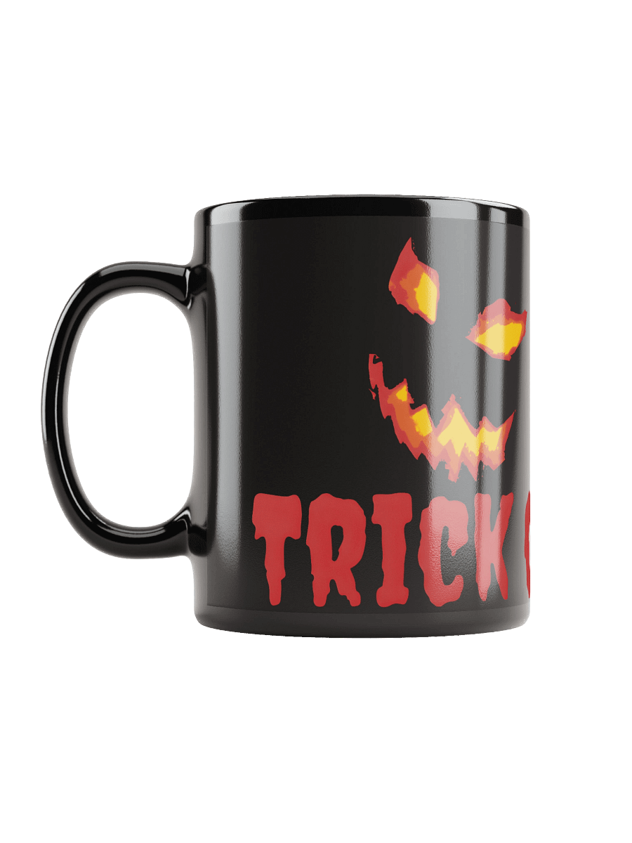 Fiery Halloween Faces Black Mug product image (6)