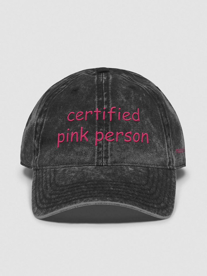 Certified Pink Person Dad Hat product image (1)