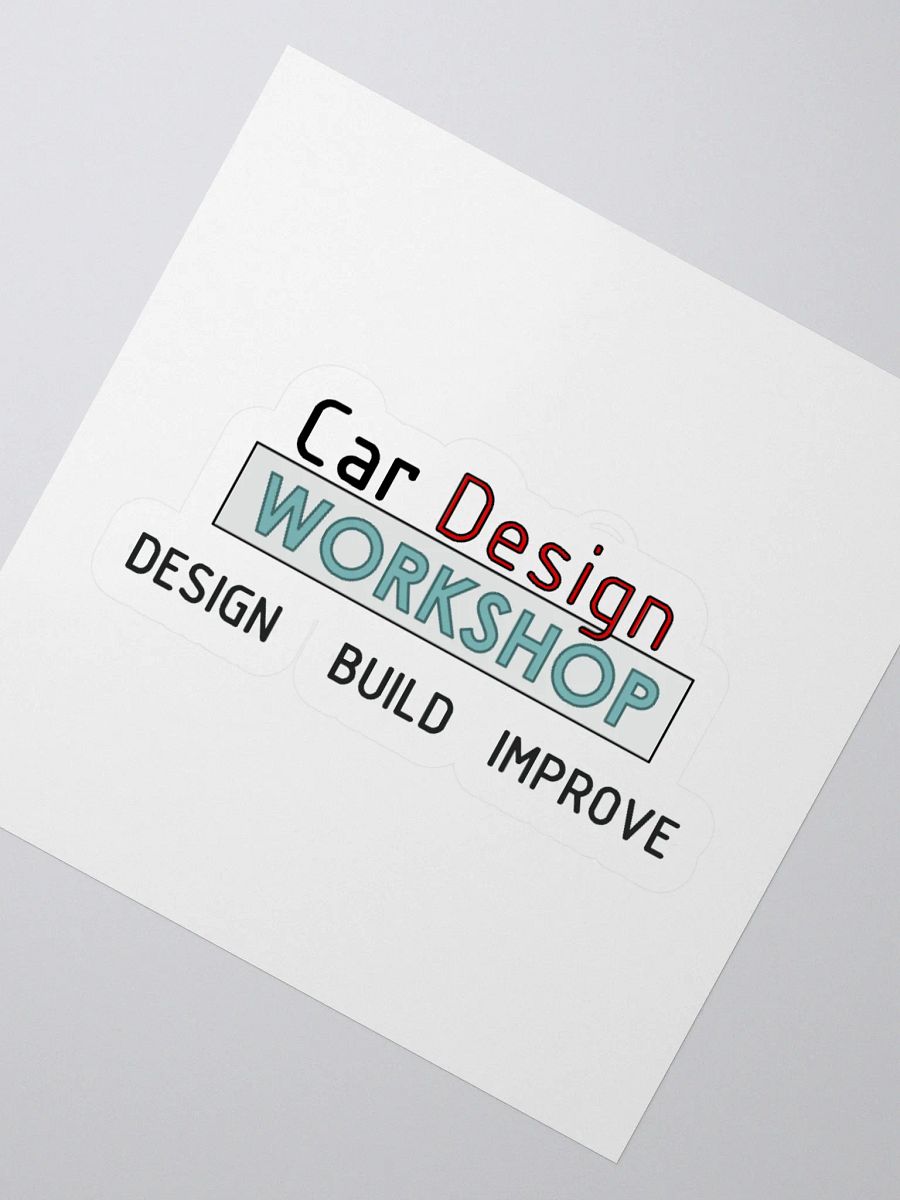 Car Design Workshop Stickers product image (4)