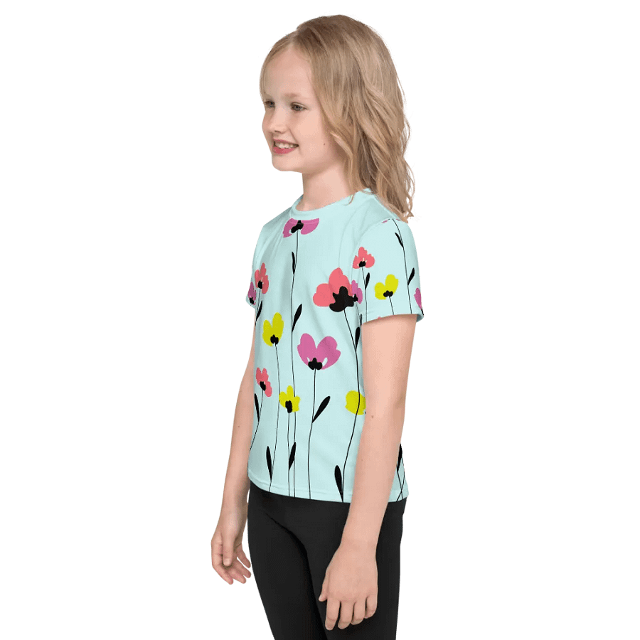 All-Over Print Kids Crew Neck T-Shirt product image (3)