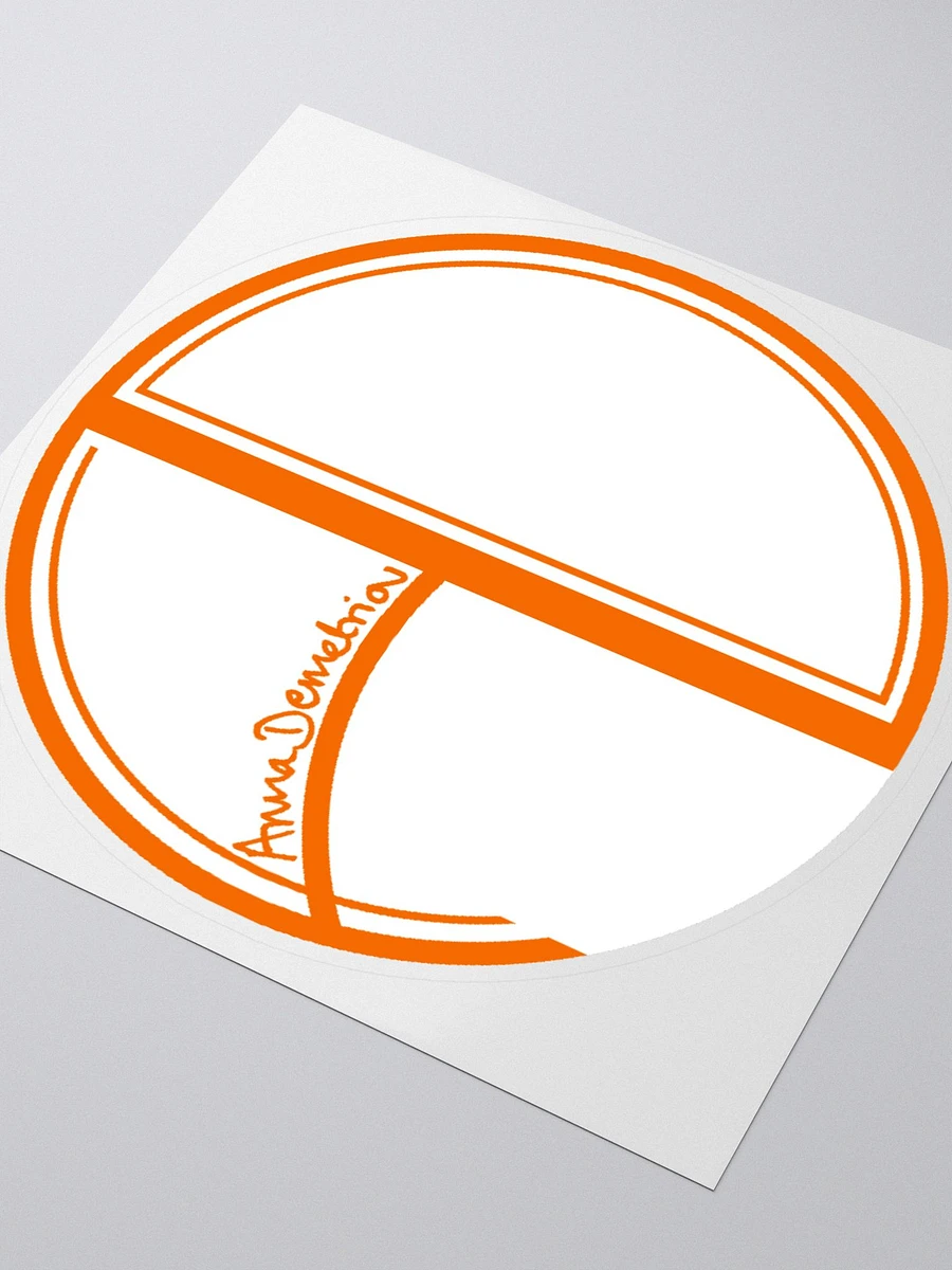 Logo Sticker (Orange) product image (4)