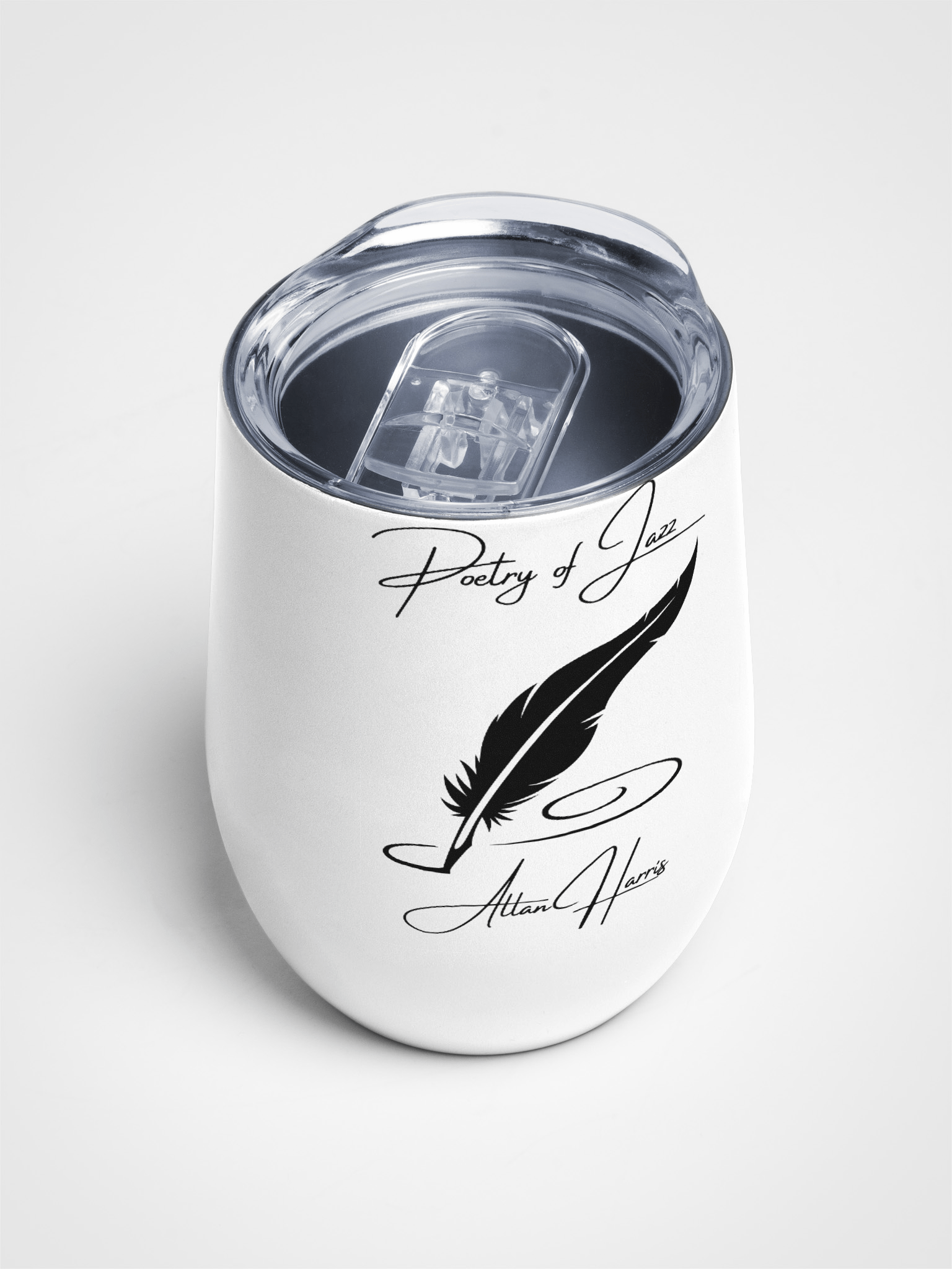 Allan Harris: Poetry of Jazz wine tumbler product image (4)