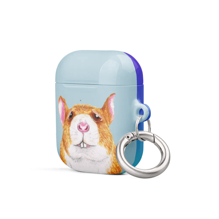 Worried rat Airpods case product image (2)