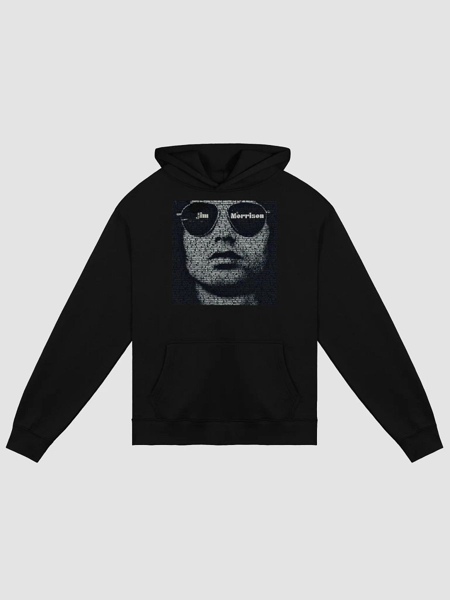 Jim Morrison Hoodie | Black & White Art | The Doors | The American Poet product image (1)